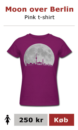 Berlin t-shirt - Moon over Berlin