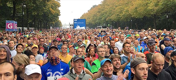 Startfelt til Berlin Maraton