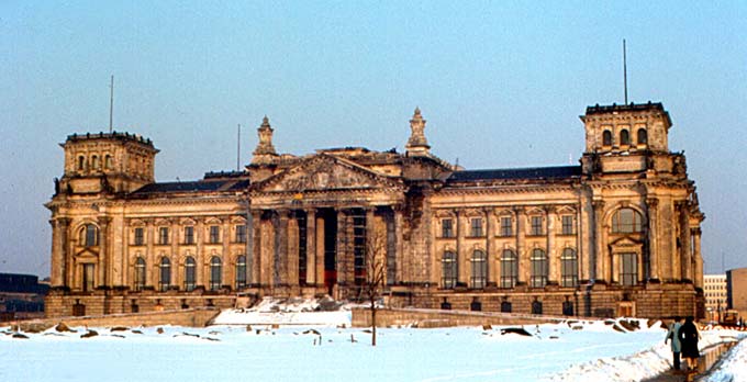 Rigsdagsbygningen i Berlin 1970