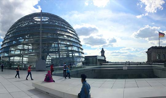 Besøg glaskuplen på Reichstag
